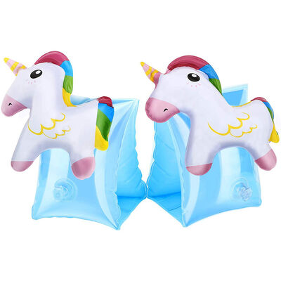 Cute Custom Inflatable Arm Floats: Duck/Elephant/Pineapple/Flamingo/Crab Kids Water Safety Buoyancy Bands for Pool Beach