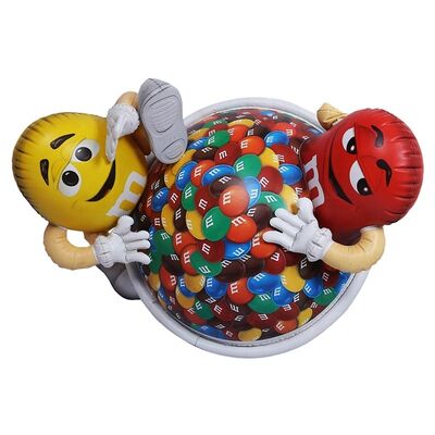 Inflatable Advertising Decoration - Giant Candy Bowl & Character Display for Store Promotion
