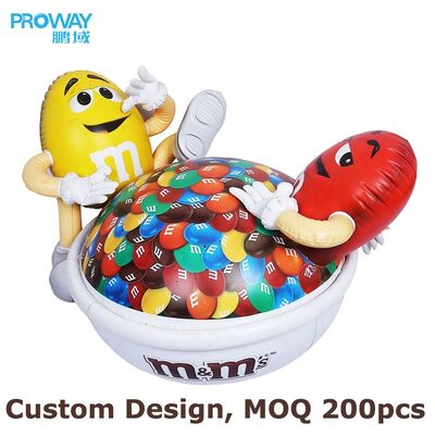 Inflatable Advertising Decoration - Giant Candy Bowl & Character Display for Store Promotion