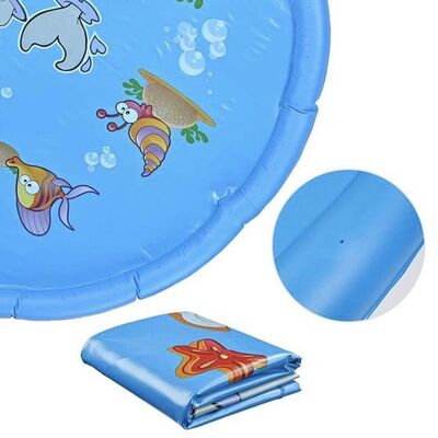 Non-Slip Splash Pad for Kids - In-Stock & Customizable Summer Water Play Mat