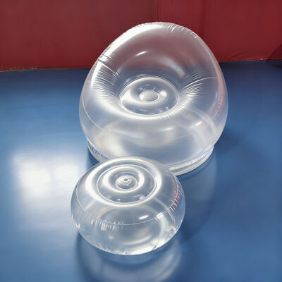 Custom Inflatable LED Lighted Sofa Set: Glow-in-Dark Outdoor Indoor Lounge Chair & Ottoman – Waterproof Party Patio Furniture