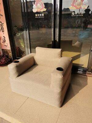 Customizable Outdoor Inflatable Auto-Inflatable Sofa - Portable Air Sofa with Custom Size/Color/Logo for Camping, Beach & Patio