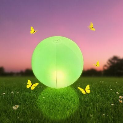 40CM Inflatable LED Glow Ball with 12-Color Remote Control for Indoor/Outdoor Events