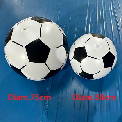 Giant Inflatable Soccer Ball, 50cm & 75cm Ready Stock, Customizable PVC Large Beach Ball for Kids Outdoor Games & Pool Parties Big Blow Up Soccer Ball for Summer Beach, Pool & Backyard Play