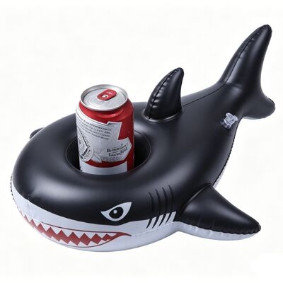 Customizable Inflatable Cup Holder with PVC Material and 7x7 Inch Size for Pool Floating Drink Holder