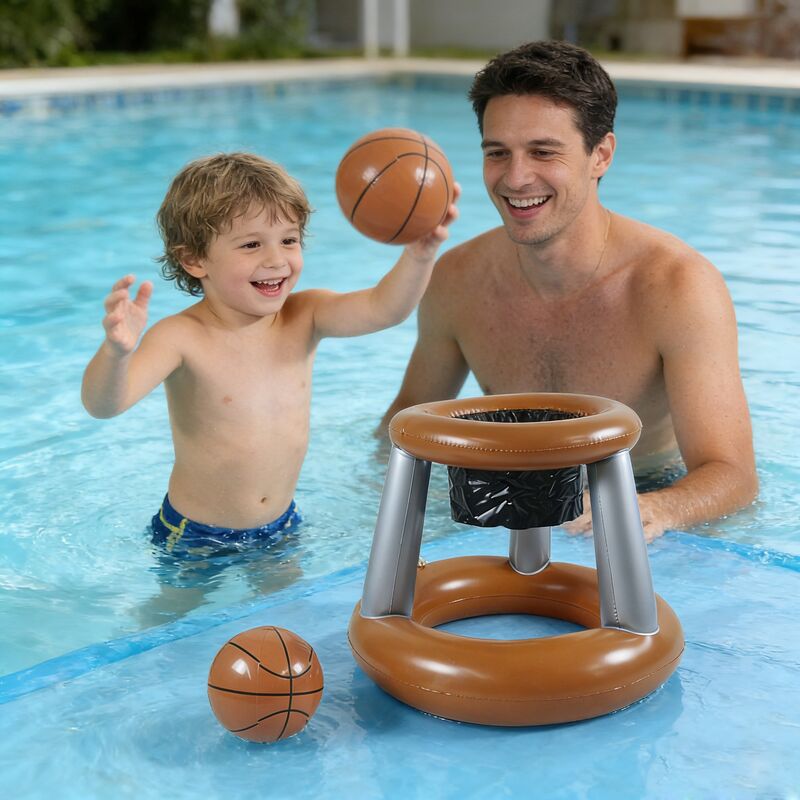 Custom Inflatable Pool Basketball Hoop | Factory-Direct Water Sports Game (Branded & In-Stock)