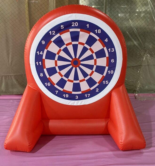 Large Standing Inflatable Dart Board for Indoor Outdoor Fun - Portable Sticky Dart Board Game for Kids and Adults